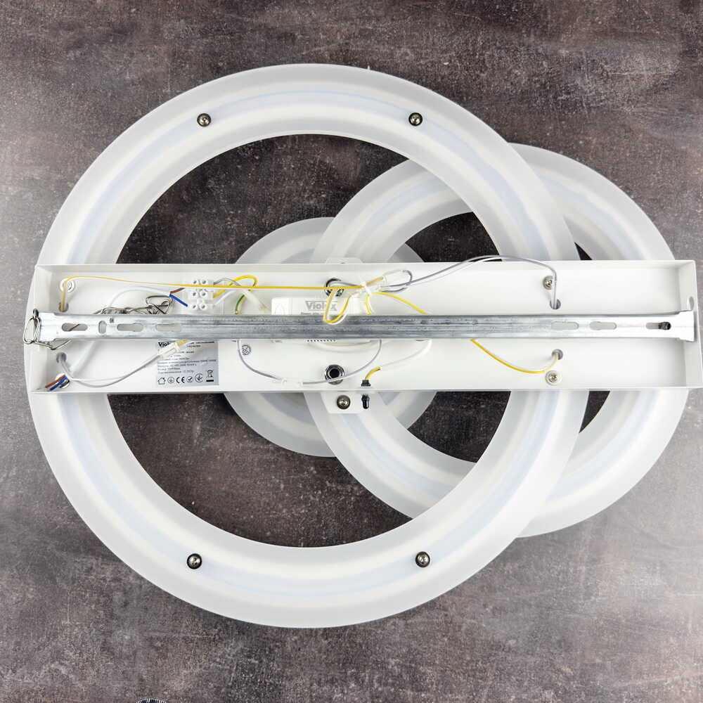 Светильник LED smart PHANTOM с пультом 120Вт 3000-5000K 9600Lm Круглый Белый 220535